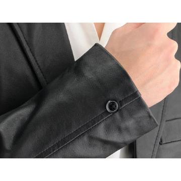 レザージャケット メンズ 本革 ラムレザー 羊革 ブラック 黒 M テーラード 革ジャン リアルレザー 春 秋 OZZ オズ hk エイチケー 514 | EVOLUTION | 08