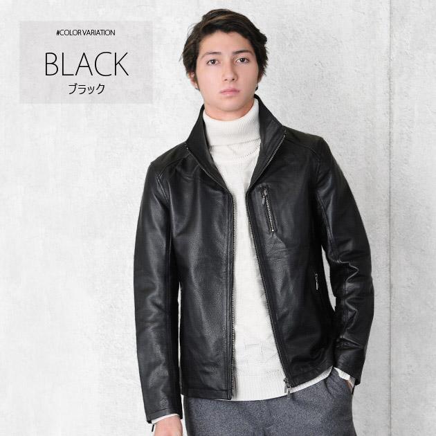 レザージャケット メンズ 本革 ブラック 黒 L XL LL 2L ライダース 革ジャン リアルレザー 春 秋 EVOLUTION エボリューション hk エイチケー 61529 | EVOLUTION | 05
