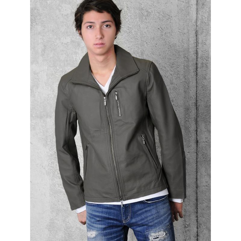 レザージャケット メンズ 本革 ブラック 黒 L XL LL 2L ライダース 革ジャン リアルレザー 春 秋 EVOLUTION エボリューション hk エイチケー 61529 | EVOLUTION | 07