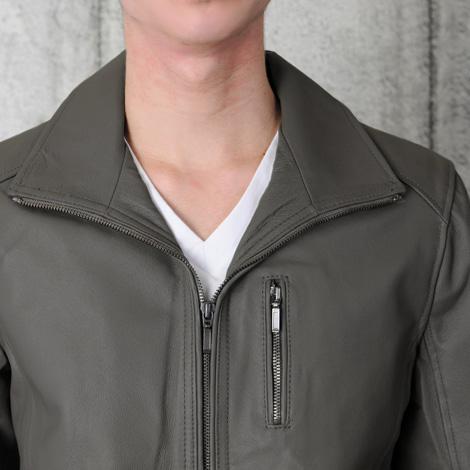 レザージャケット メンズ 本革 ブラック 黒 L XL LL 2L ライダース 革ジャン リアルレザー 春 秋 EVOLUTION エボリューション hk エイチケー 61529 | EVOLUTION | 10