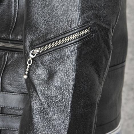 レザージャケット メンズ 本革 ホワイト 白 グレー ブラック 黒 M L XL LL 2L ライダース 革ジャン リアルレザー 春 秋 EVOLUTION hk 61530 | EVOLUTION | 14