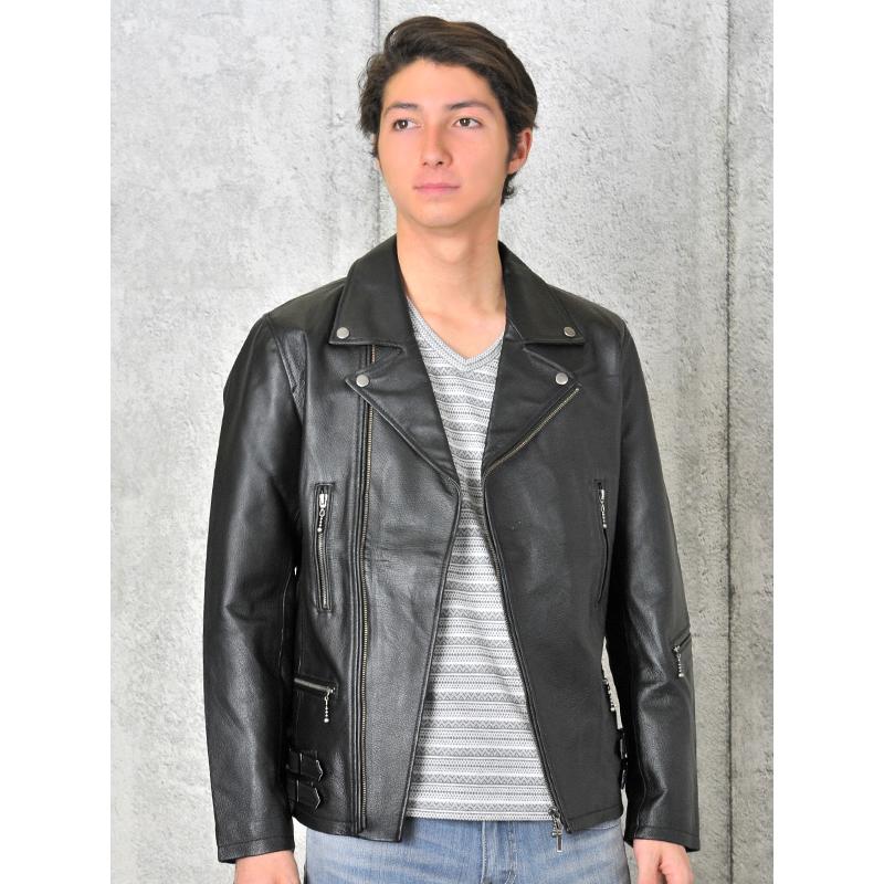 EVOLUTION（エボリューション） レザージャケット メンズ 本革