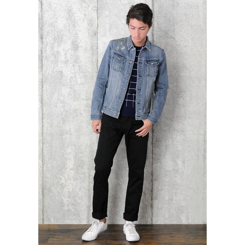 デニムジャケット メンズ 春 秋 ライトブルー ブルー 青 M L Xl 2l Ll Gジャン アメカジ サーフ ユーズド クラッシュ Evolution Hk エイチケー メンズジャケット バッグ 鞄 のhk 通販 Yahoo ショッピング