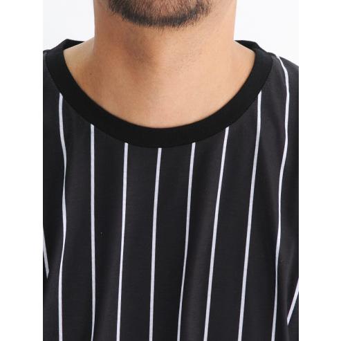 ベースボールＴシャツ プリントＴシャツ ロング丈カットソー メンズ ストリートスタイルを楽しむカジュアルＴシャツ ユニフォーム ホワイト ブラック | BLACK EVOLUTION | 08