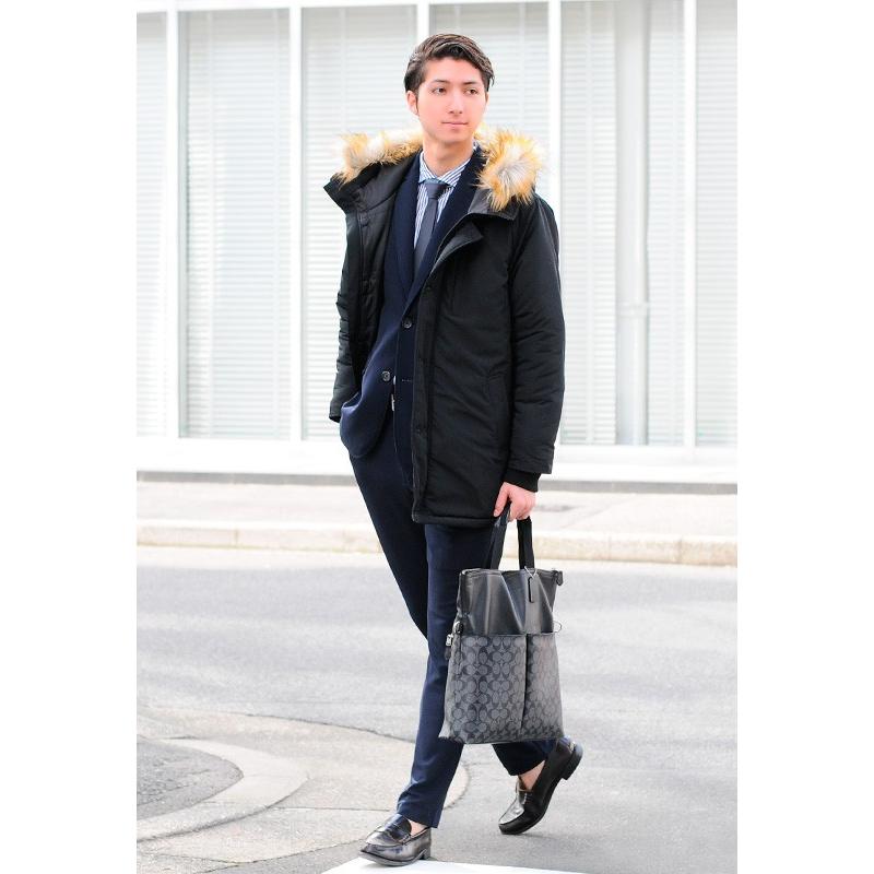 ダウンコート メンズ ビジネス カーキ レッド ブラック 赤 黒 M L Xl 2l Ll 中綿 Evolution エボリューション Hk エイチケー メンズジャケット バッグ 鞄 のhk 通販 Yahoo ショッピング