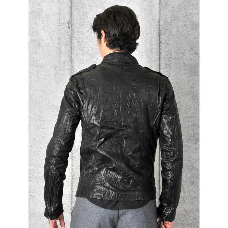 レザージャケット メンズ 本革 ラムレザー 羊革 ブラック 黒 M L XL 2L 