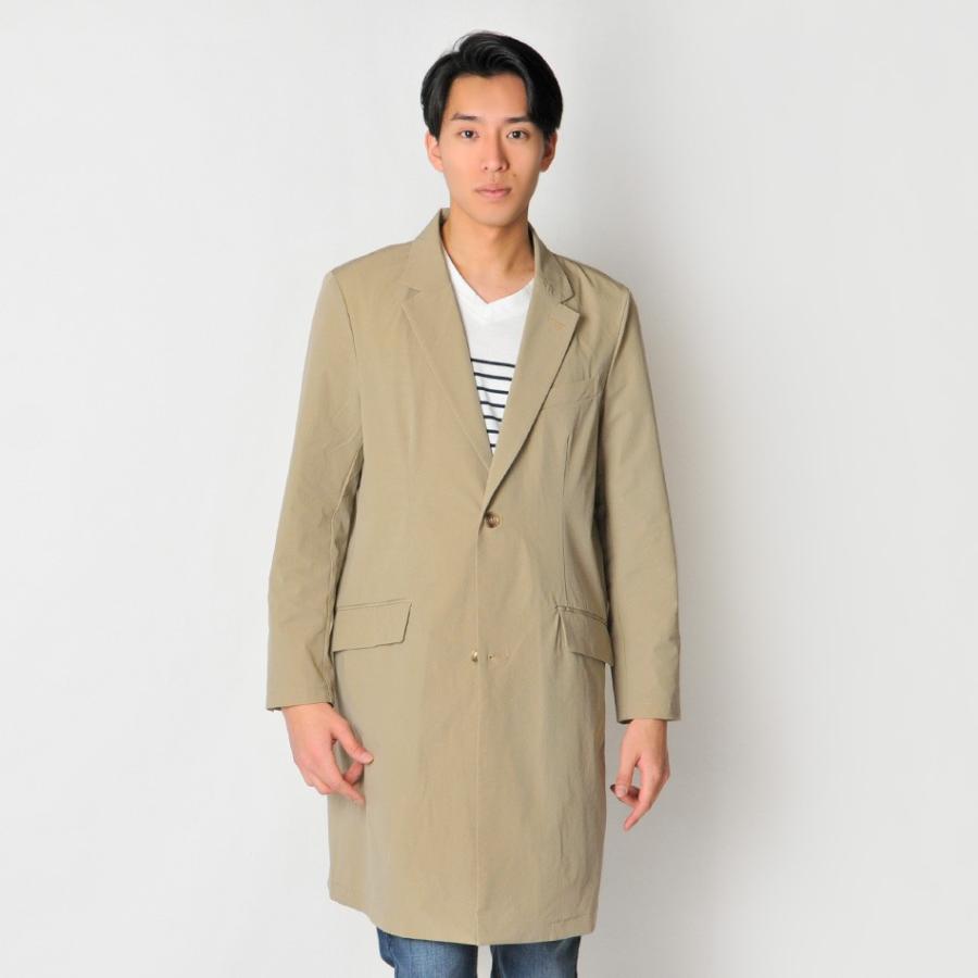 スプリングコート メンズ ビジネス 春 秋 ベージュ ネイビー 紺 ブラック 黒 L Xl 2l Ll 3l チェスターコート 薄手 ストレッチ Evolution Hk エイチケー メンズジャケット バッグ 鞄 のhk 通販 Yahoo ショッピング