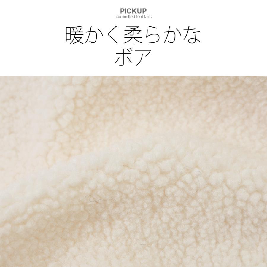 ボアジャケット メンズ ビッグシルエット ハーフジップ ロゴ 刺繍 星条旗柄 春秋冬 サーフ アメカジ ストリート ホワイト ブルー ブラック 白 黒 M L XL 23546 | EVOLUTION | 05