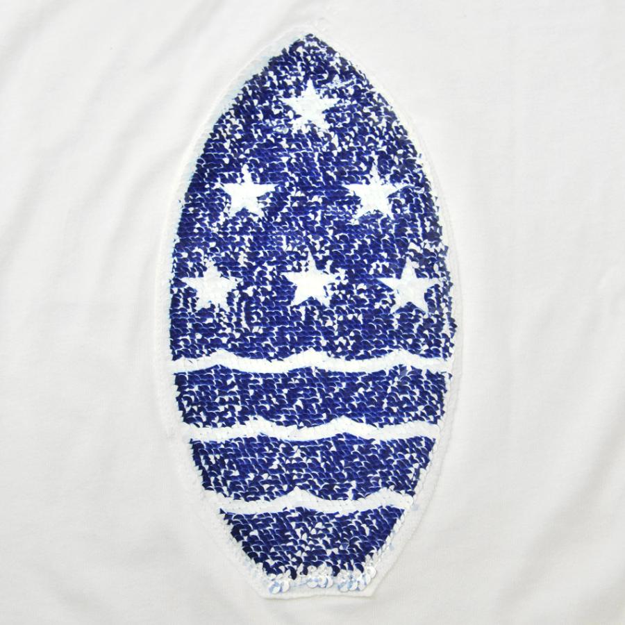 Tシャツ メンズ 白 黒 ホワイト ブラック サーフ スパンコール M L XL LL 2L evolution 91237 91238 | EVOLUTION | 18