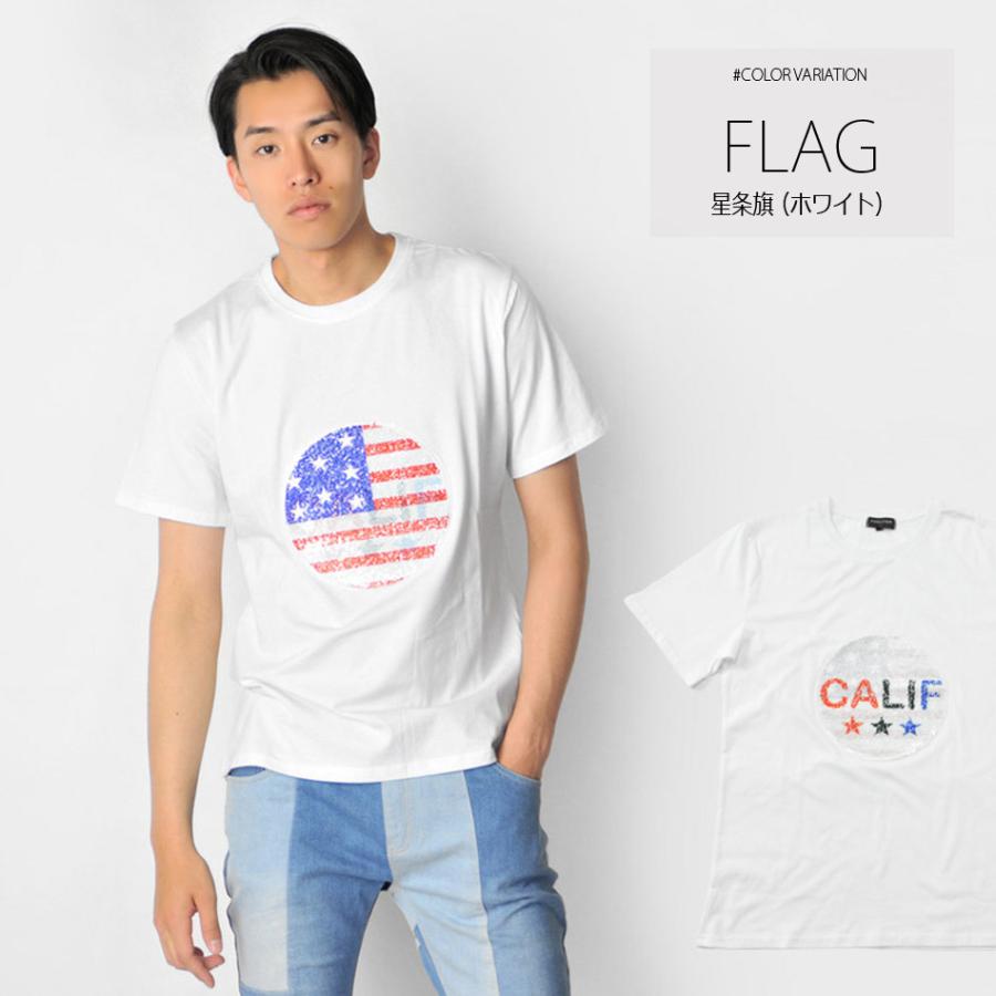 Tシャツ メンズ 白 黒 ホワイト ブラック サーフ スパンコール M L XL LL 2L evolution 91237 91238 | EVOLUTION | 10