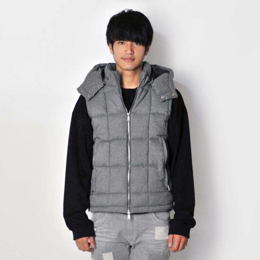 中綿ダウンベスト メンズ 秋冬 フード付 グレー ネイビー チャコール ブラック M L Xl Ll 2l Evolution エボリューション Hk エイチケー メンズジャケット バッグ 鞄 のhk 通販 Yahoo ショッピング