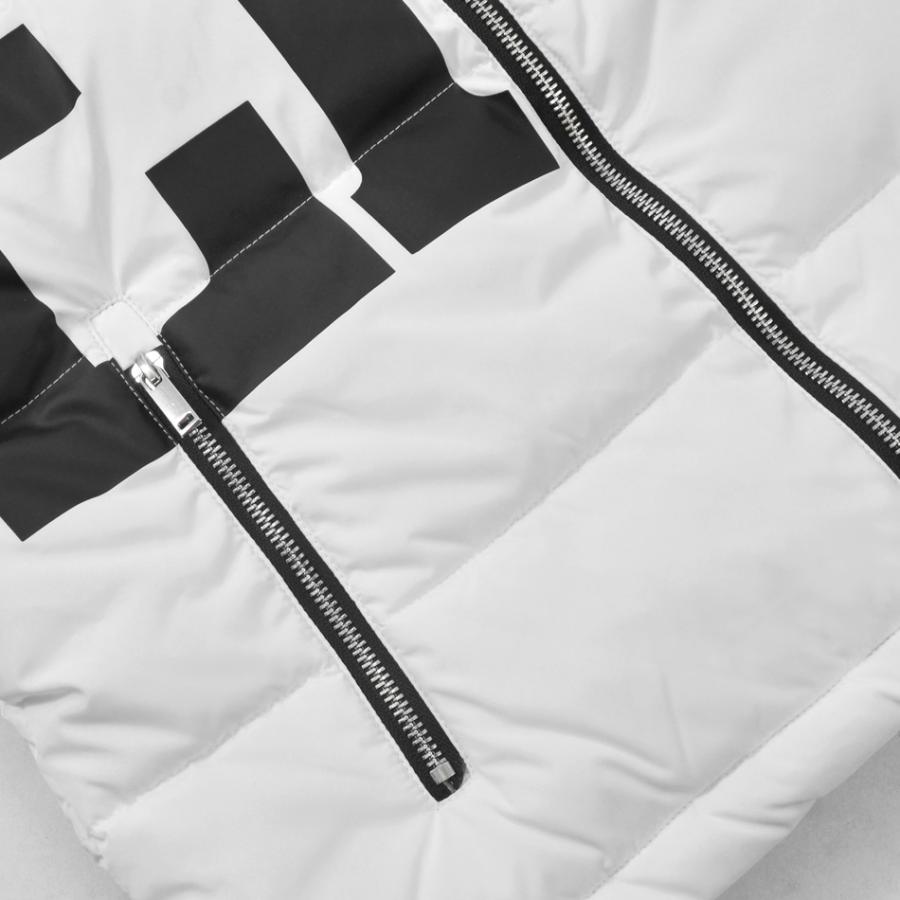 ダウンジャケット メンズ 中綿 ロゴ 秋冬 ストリート サーフ アウトドア キャンプ オラオラ系 暖かい アウター 撥水 軽い 白 黒 ホワイト ブラック M L XL 23502 | EVOLUTION | 14