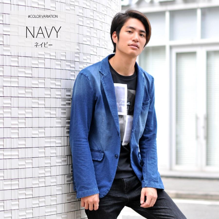 デニムテーラードジャケット メンズ カジュアル 春夏秋冬 アメカジ サーフ ストレッチ サックスブルー ネイビー M L Xl Ll 2l Hk エイチケー メンズジャケット バッグ 鞄 のhk 通販 Yahoo ショッピング