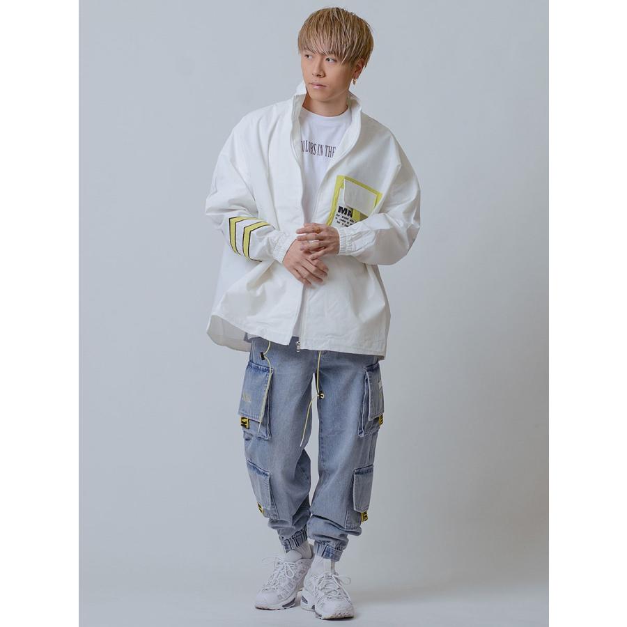 デニムカーゴジョガーパンツ カーゴパンツ メンズ 太め 韓国ファッション ストリート デニム 黒 サックスブルー ブラック S M L Re730 セブンサーティー Be メンズジャケット バッグ 鞄 のhk 通販 Yahoo ショッピング