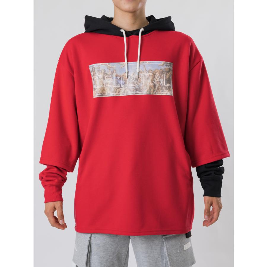 パーカー メンズ 春 秋 ビッグシルエット オーバーサイズ プルオーバー 白 黒 ホワイト ブラック 蛍光 M L XL LL 2L RE730 セブンサーティー | RE730 | 20