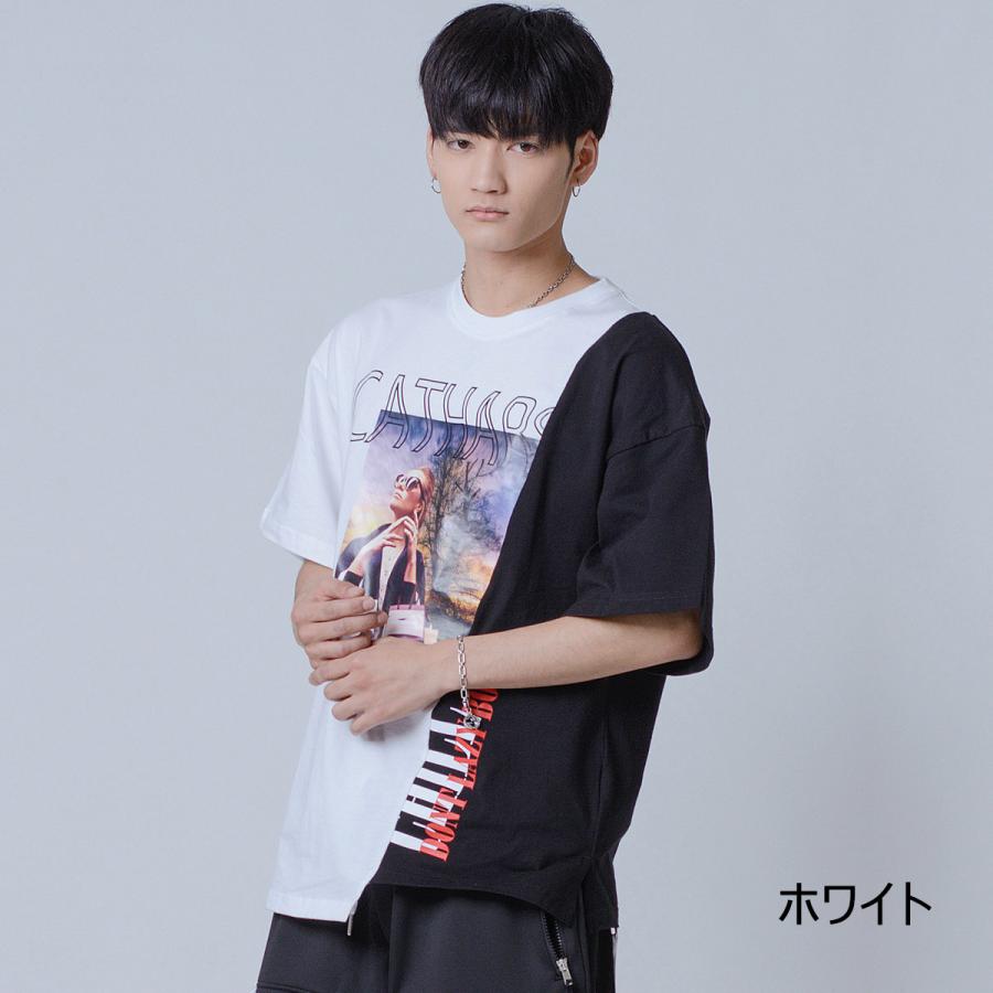 韓国ファッション ストリート Tシャツ メンズ ビッグシルエット 半袖 春夏秋 ホワイト ブラック イエロー 白 黒 黄 M L Re730 アールイーセブンサーティー Be メンズジャケット バッグ 鞄 のhk 通販 Yahoo ショッピング