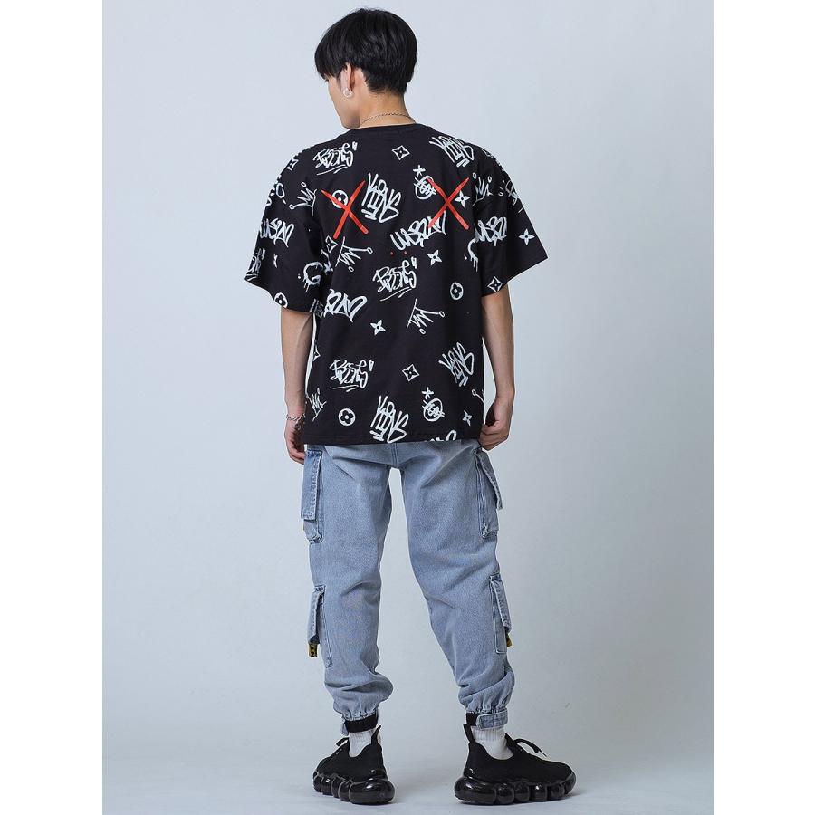 韓国ファッション ストリート ビッグシルエット ヒップホップ Tシャツ メンズ 半袖 春夏秋 ホワイト ブラック イエロー M L Re730 アールイーセブンサーティー Be メンズジャケット バッグ 鞄 のhk 通販 Yahoo ショッピング