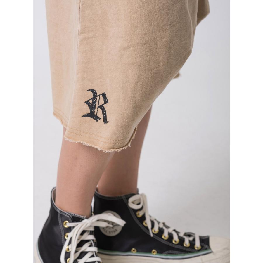 ミニ裏毛サルエルショーツ ショートパンツ ハーフパンツ メンズ ストリート 韓国ファッション ホワイト ベージュ ブラック 白 黒 S M L RE730 セブンサーティー | RE730 | 21