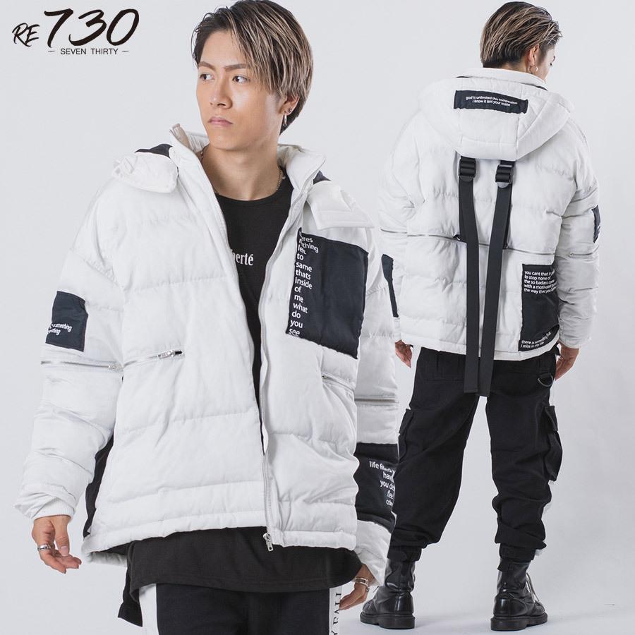 ギミック中綿ビッグブルゾン メンズ ビッグシルエット オーバーサイズ ストリート系 韓国ファッション 韓国系 Re730 セブンサーティー Be メンズジャケット バッグ 鞄 のhk 通販 Yahoo ショッピング