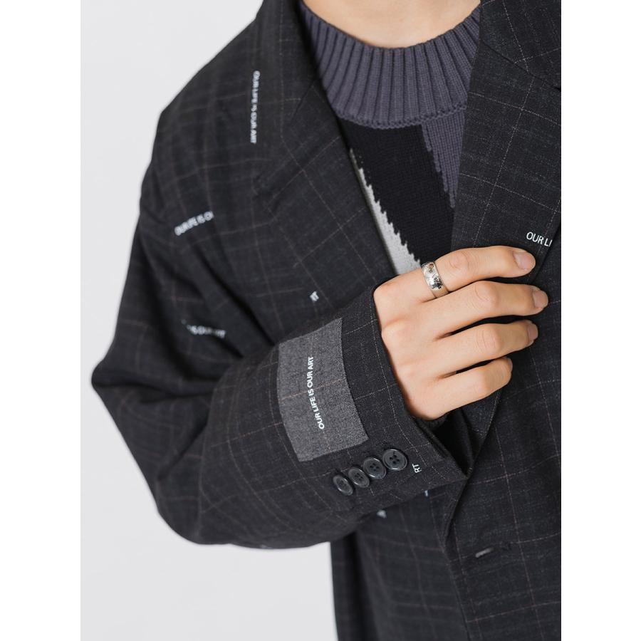 ビッグシルエットアンコンジャケット メンズ ビッグシルエット オーバーサイズ ストリート系 韓国ファッション 韓国系 RE730 セブンサーティー | RE730 | 21