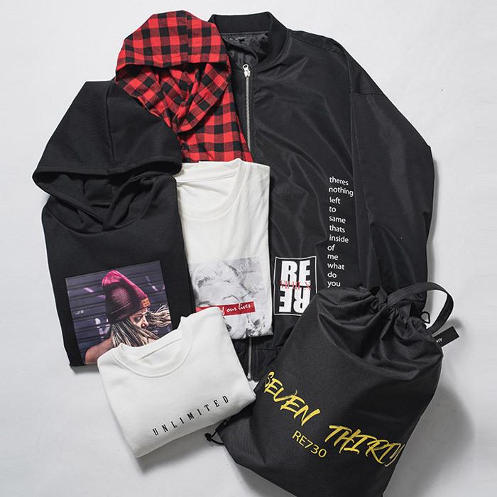 福袋 21 メンズ ストリート 韓国ファッション ビッグシルエット 6点 Ma1ジャケット プルパーカー トレーナー Tシャツ コーディガン Re730 セブンサーティー Be メンズジャケット バッグ 鞄 のhk 通販 Yahoo ショッピング