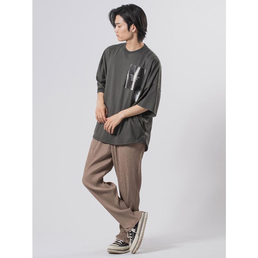 ラウンドヘムモンスタービッグシルエットTシャツ メンズ ビッグシルエット オーバーサイズ ストリート系 韓国ファッション 韓国系 RE730 セブンサーティー | RE730 | 13