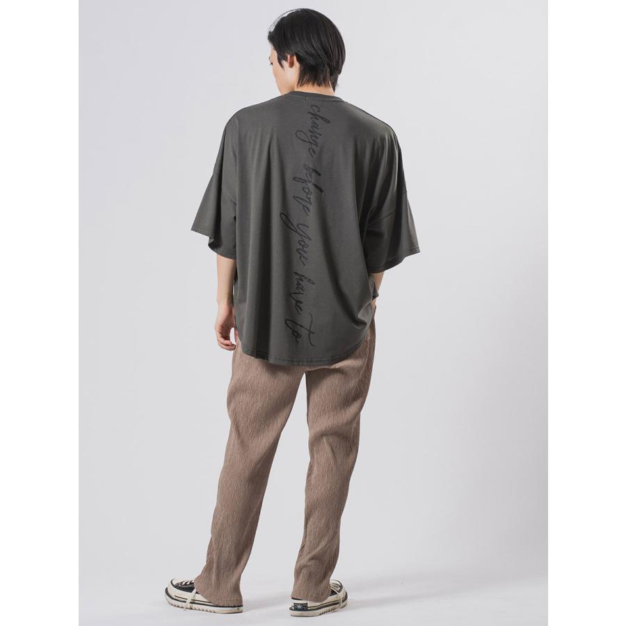 ラウンドヘムモンスタービッグシルエットTシャツ メンズ ビッグシルエット オーバーサイズ ストリート系 韓国ファッション 韓国系 RE730 セブンサーティー | RE730 | 14