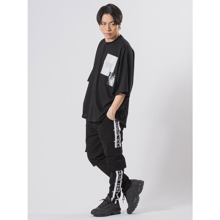 ラウンドヘムモンスタービッグシルエットTシャツ メンズ ビッグシルエット オーバーサイズ ストリート系 韓国ファッション 韓国系 RE730 セブンサーティー | RE730 | 17