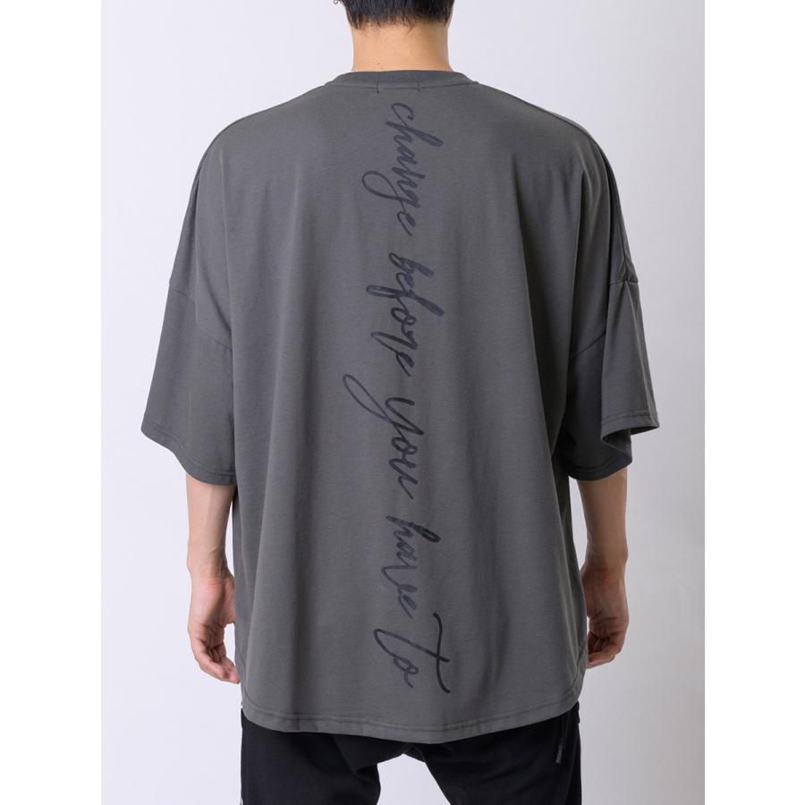 ラウンドヘムモンスタービッグシルエットTシャツ メンズ ビッグシルエット オーバーサイズ ストリート系 韓国ファッション 韓国系 RE730 セブンサーティー | RE730 | 20