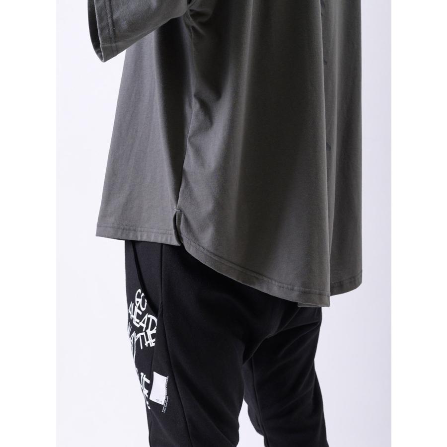 ラウンドヘムモンスタービッグシルエットTシャツ メンズ ビッグシルエット オーバーサイズ ストリート系 韓国ファッション 韓国系 RE730 セブンサーティー | RE730 | 22