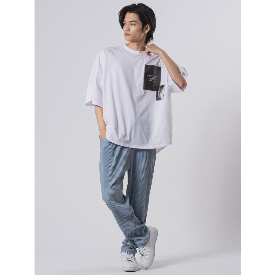 ラウンドヘムモンスタービッグシルエットTシャツ メンズ ビッグシルエット オーバーサイズ ストリート系 韓国ファッション 韓国系 RE730 セブンサーティー | RE730 | 08