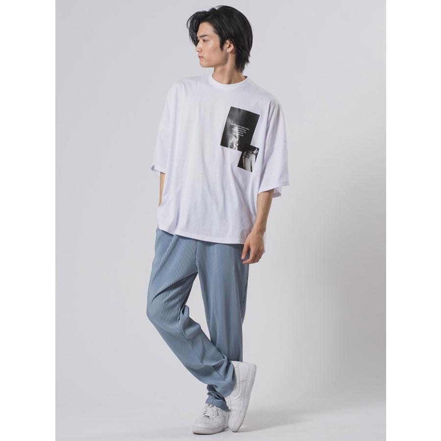 ラウンドヘムモンスタービッグシルエットTシャツ メンズ ビッグシルエット オーバーサイズ ストリート系 韓国ファッション 韓国系 RE730 セブンサーティー | RE730 | 09