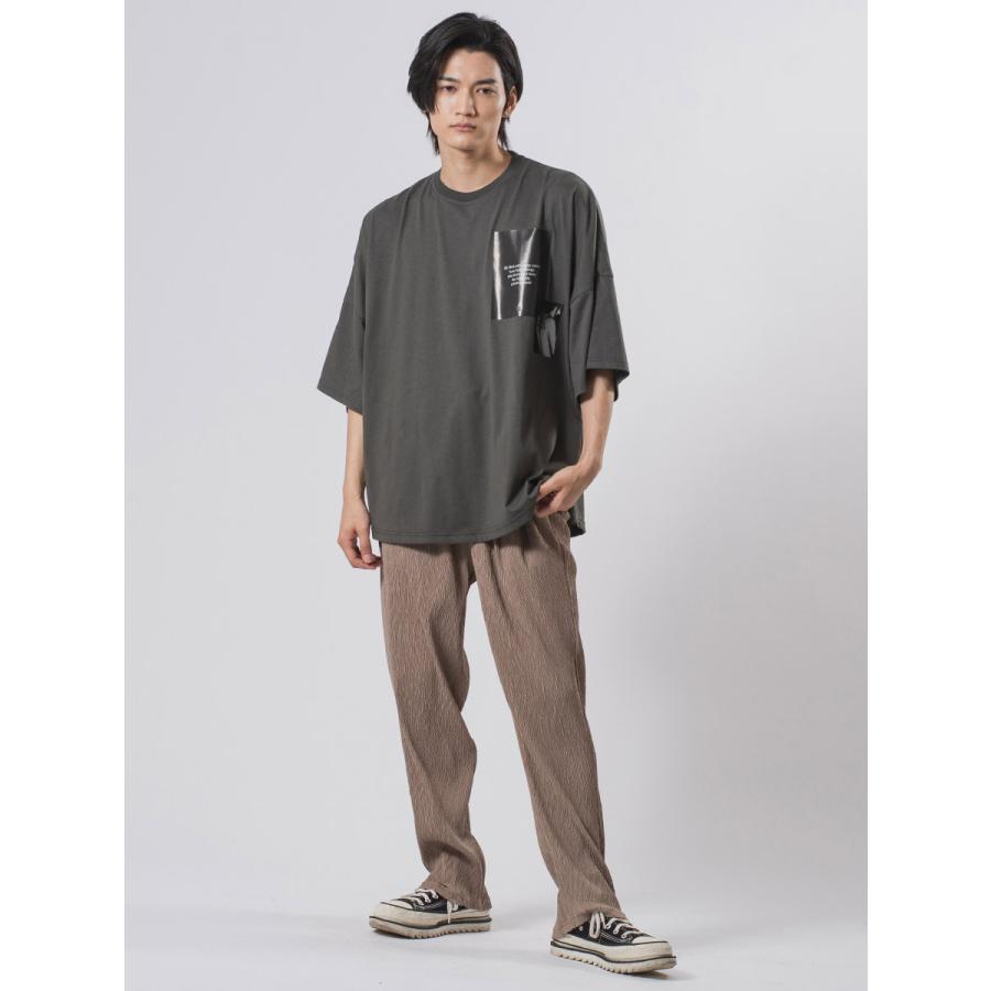 ラウンドヘムモンスタービッグシルエットTシャツ メンズ ビッグシルエット オーバーサイズ ストリート系 韓国ファッション 韓国系 RE730 セブンサーティー | RE730 | 11