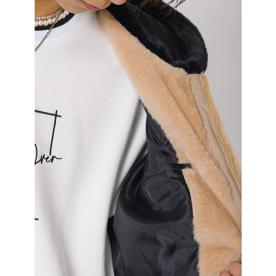 ビッグシルエットエコファー配色ロゴブルゾン メンズ ビッグシルエット オーバーサイズ ストリート系 韓国ファッション 韓国系 RE730 セブンサーティー | RE730 | 23