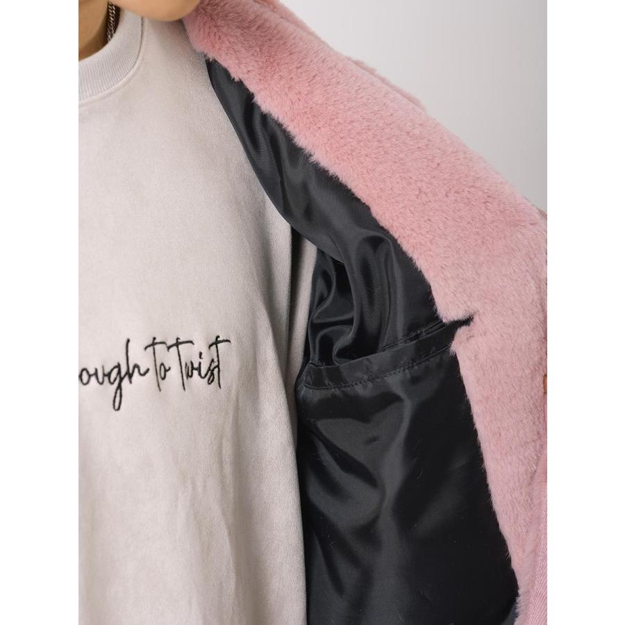 エコファー配色フーデッドブルゾン メンズ ビッグシルエット オーバーサイズ ストリート系 韓国ファッション 韓国系 RE730 セブンサーティー | RE730 | 23