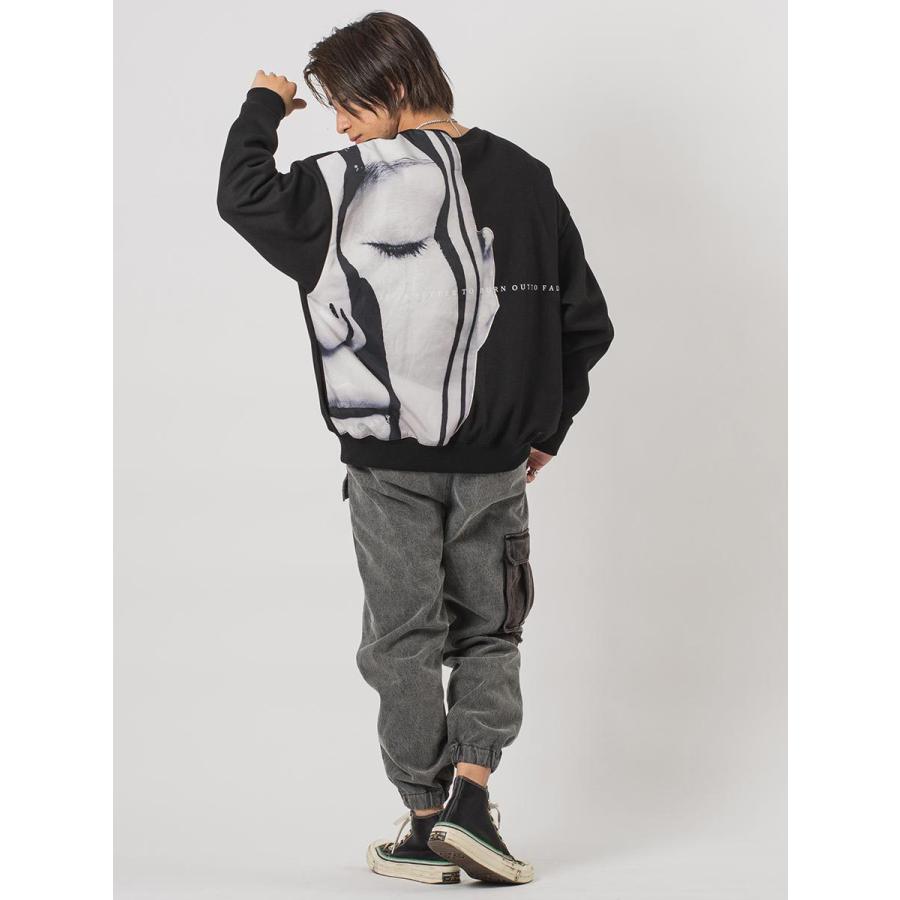 配色ルーズシルエットカーゴパンツ メンズ ジョガーパンツ ワイドパンツ ストリート系 韓国ファッション 韓国系 RE730 セブンサーティー | RE730 | 13