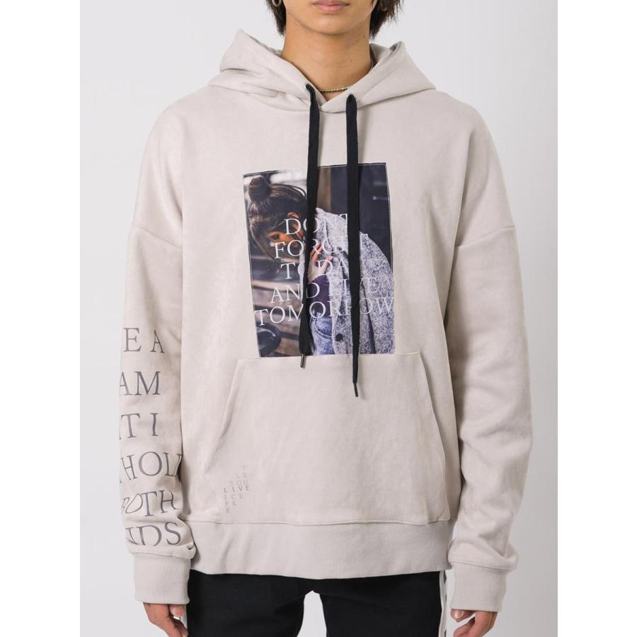 エコスエードビッグシルエットフォトパーカー メンズ ビッグシルエット オーバーサイズ ストリート系 韓国ファッション 韓国系 RE730 セブンサーティー | RE730 | 16