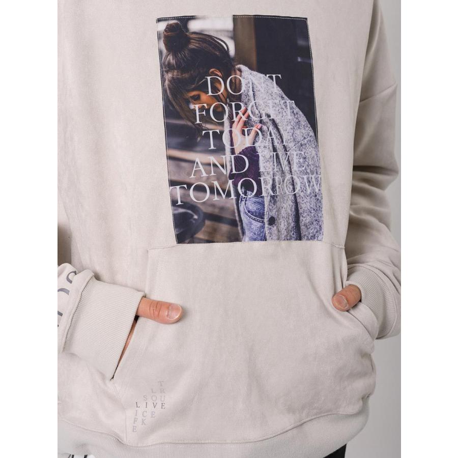 エコスエードビッグシルエットフォトパーカー メンズ ビッグシルエット オーバーサイズ ストリート系 韓国ファッション 韓国系 RE730 セブンサーティー | RE730 | 19