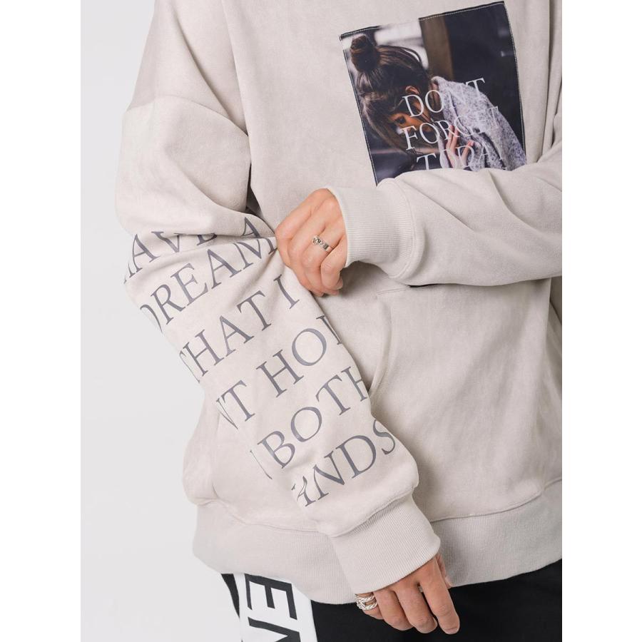 エコスエードビッグシルエットフォトパーカー メンズ ビッグシルエット オーバーサイズ ストリート系 韓国ファッション 韓国系 RE730 セブンサーティー | RE730 | 20