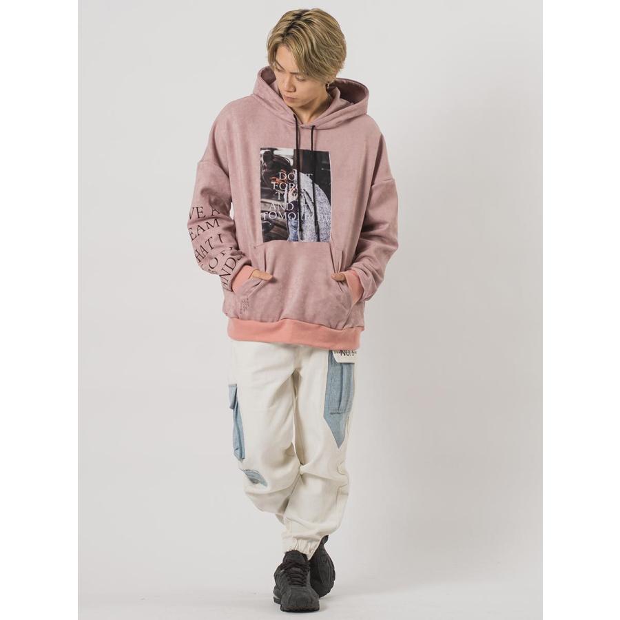 エコスエードビッグシルエットフォトパーカー メンズ ビッグシルエット オーバーサイズ ストリート系 韓国ファッション 韓国系 RE730 セブンサーティー | RE730 | 10