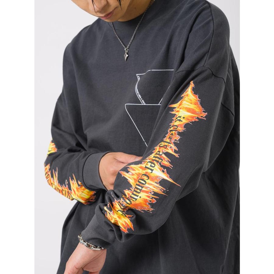 モンスタービッグシルエットロンT メンズ ビッグシルエット オーバーサイズ ストリート系 韓国ファッション 韓国系 RE730 セブンサーティー | RE730 | 21