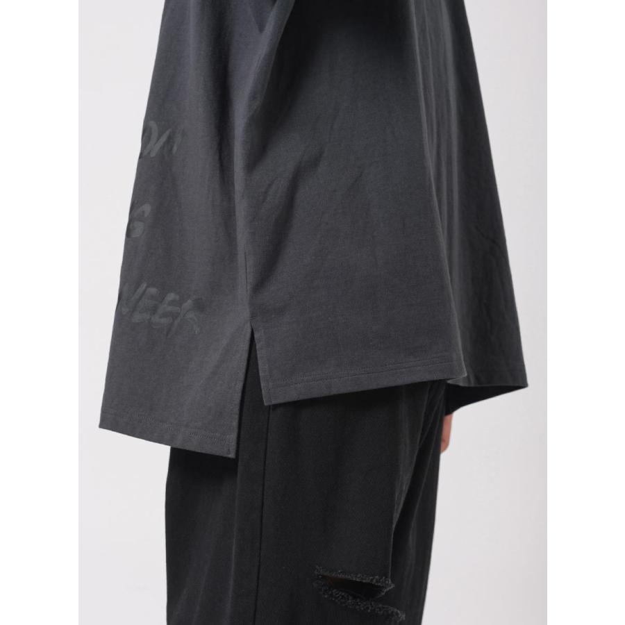 モンスタービッグシルエットロンT メンズ ビッグシルエット オーバーサイズ ストリート系 韓国ファッション 韓国系 RE730 セブンサーティー | RE730 | 22