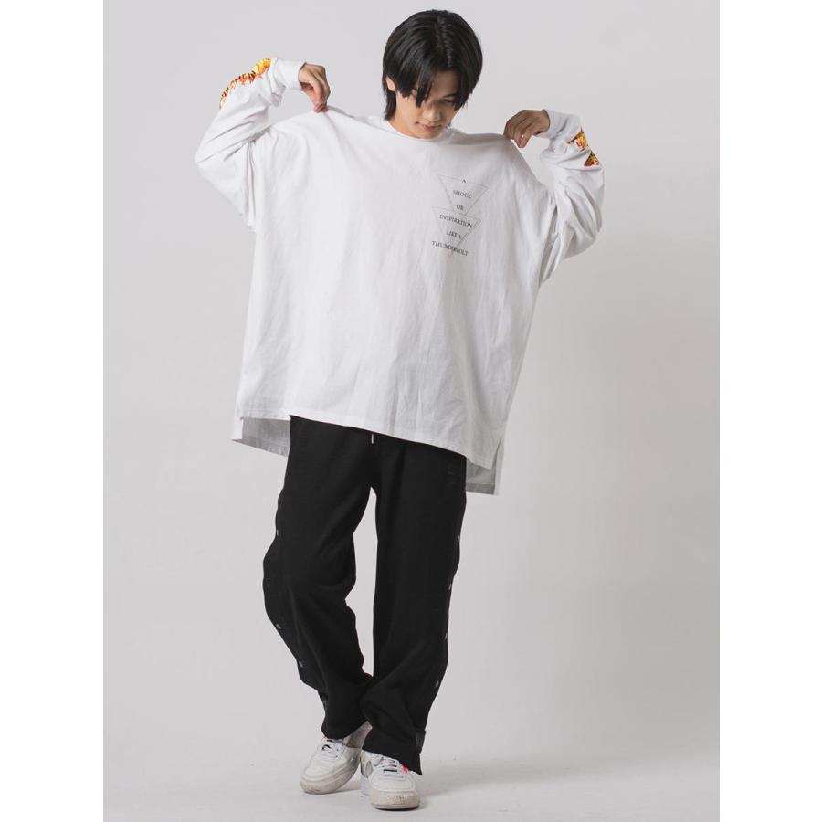 モンスタービッグシルエットロンT メンズ ビッグシルエット オーバーサイズ ストリート系 韓国ファッション 韓国系 RE730 セブンサーティー | RE730 | 07