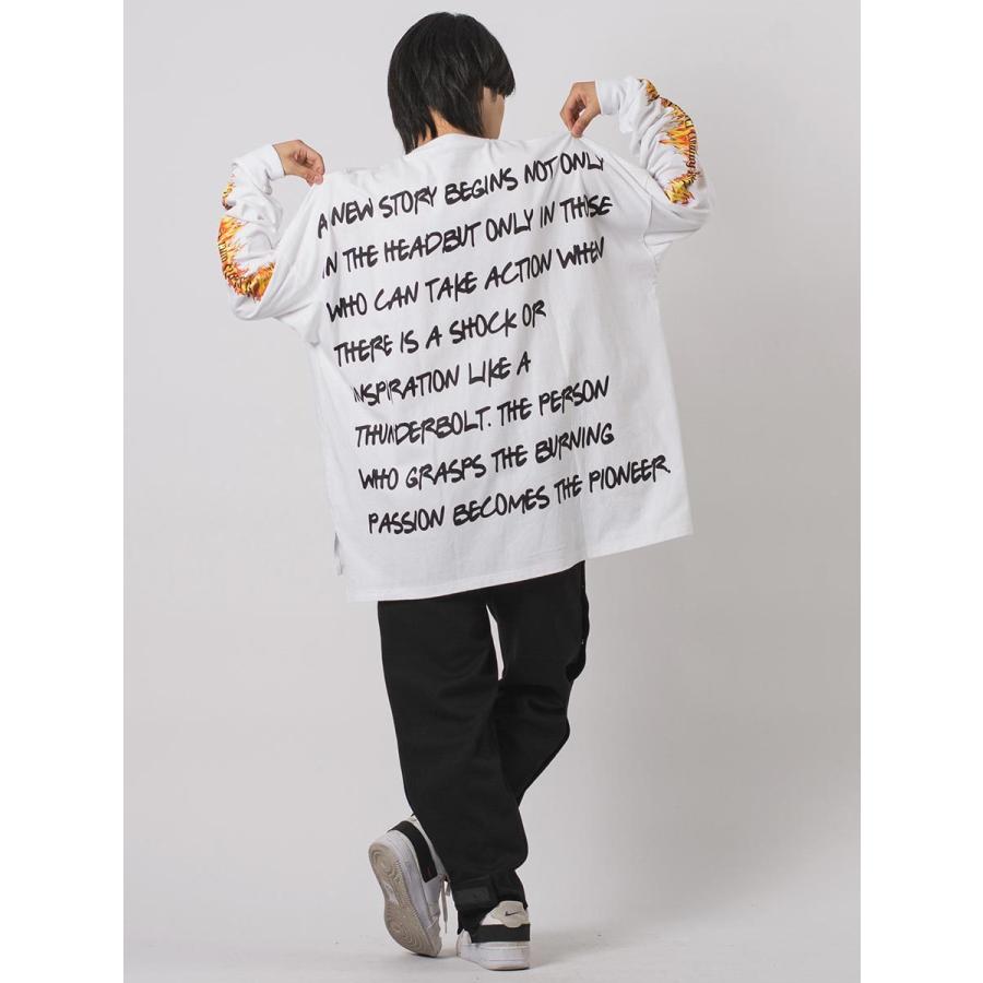 モンスタービッグシルエットロンT メンズ ビッグシルエット オーバーサイズ ストリート系 韓国ファッション 韓国系 RE730 セブンサーティー | RE730 | 09