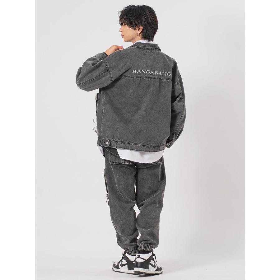 ビッグポケットビッグシルエットGジャン メンズ ビッグシルエット オーバーサイズ ストリート系 韓国ファッション 韓国系 RE730 セブンサーティー | RE730 | 14