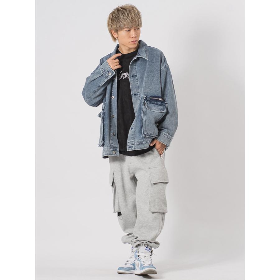 ビッグポケットビッグシルエットGジャン メンズ ビッグシルエット オーバーサイズ ストリート系 韓国ファッション 韓国系 RE730 セブンサーティー | RE730 | 06