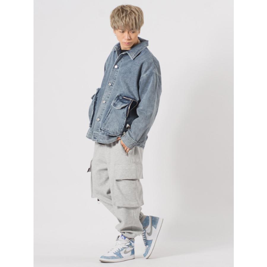 ビッグポケットビッグシルエットGジャン メンズ ビッグシルエット オーバーサイズ ストリート系 韓国ファッション 韓国系 RE730 セブンサーティー | RE730 | 08