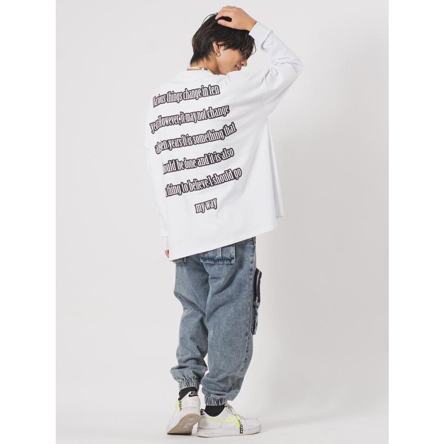 ビッグポケットデニムカーゴパンツ メンズ ワイドパンツ バルーンパンツ ストリート系 韓国ファッション 韓国系 RE730 セブンサーティー | RE730 | 09