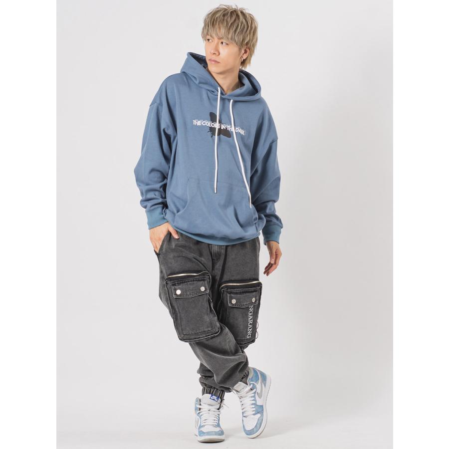 CVCビッグシルエットリフレクターパーカー メンズ ビッグシルエット オーバーサイズ ストリート系 韓国ファッション 韓国系 RE730 セブンサーティー | RE730 | 14