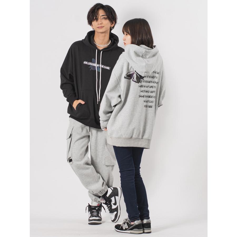 CVCビッグシルエットリフレクターパーカー メンズ ビッグシルエット オーバーサイズ ストリート系 韓国ファッション 韓国系 RE730 セブンサーティー | RE730 | 16